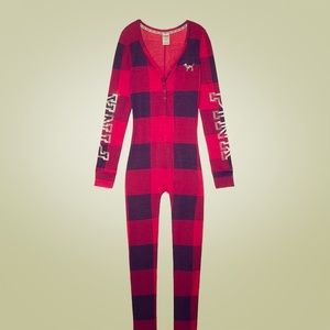 Victoria Secret Pink Bling zip up onesie